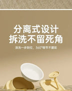 Cat Water Fountain with Feeder Bowl USB Mute Electric Automatic Pet Water Dispenser Recirculating Filter Water Bowl for