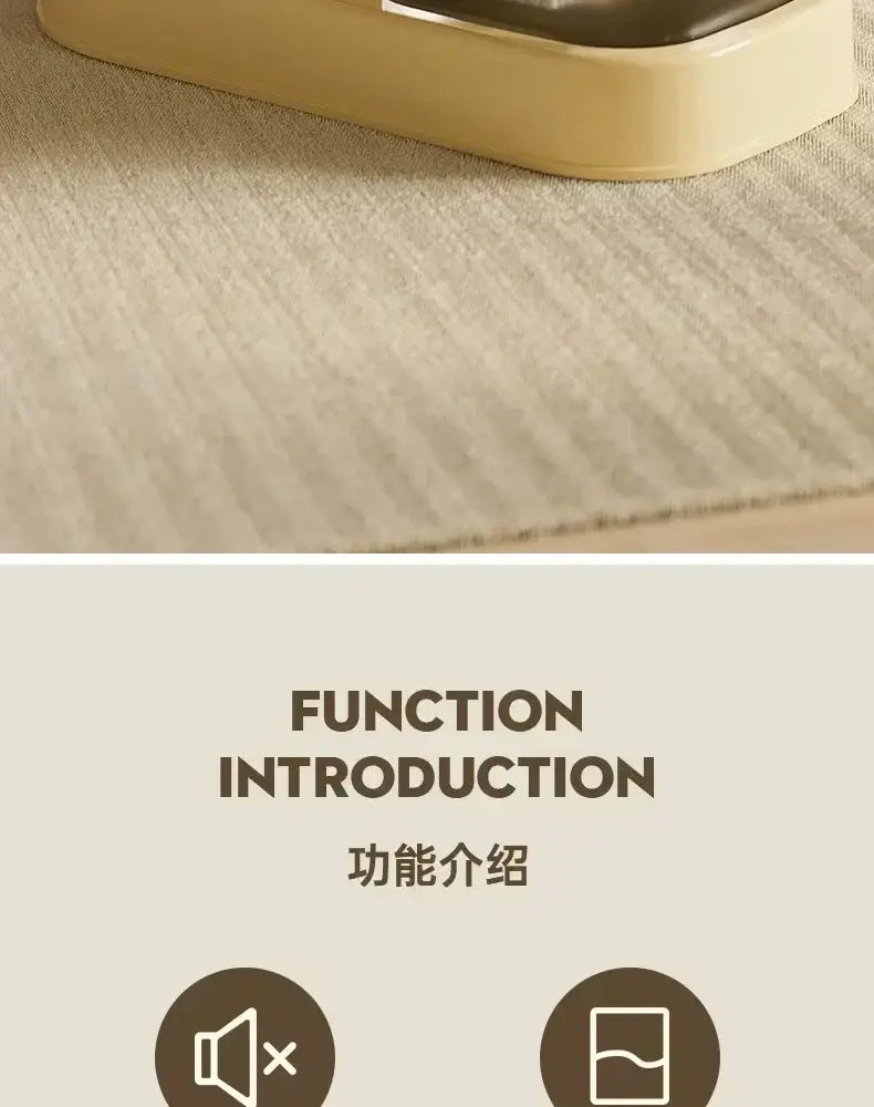 Cat Water Fountain with Feeder Bowl USB Mute Electric Automatic Pet Water Dispenser Recirculating Filter Water Bowl for