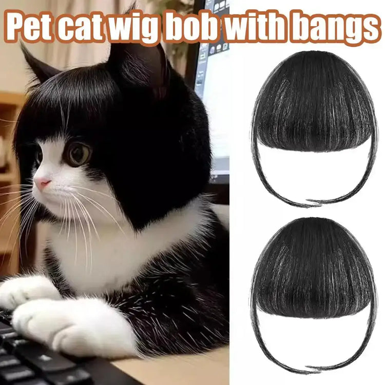 Cat Wig Accessories Dog Headdress Funny Costume Puppy Cosplay Dress Up Cute Pet Wig Cosplay Funny Props Head
