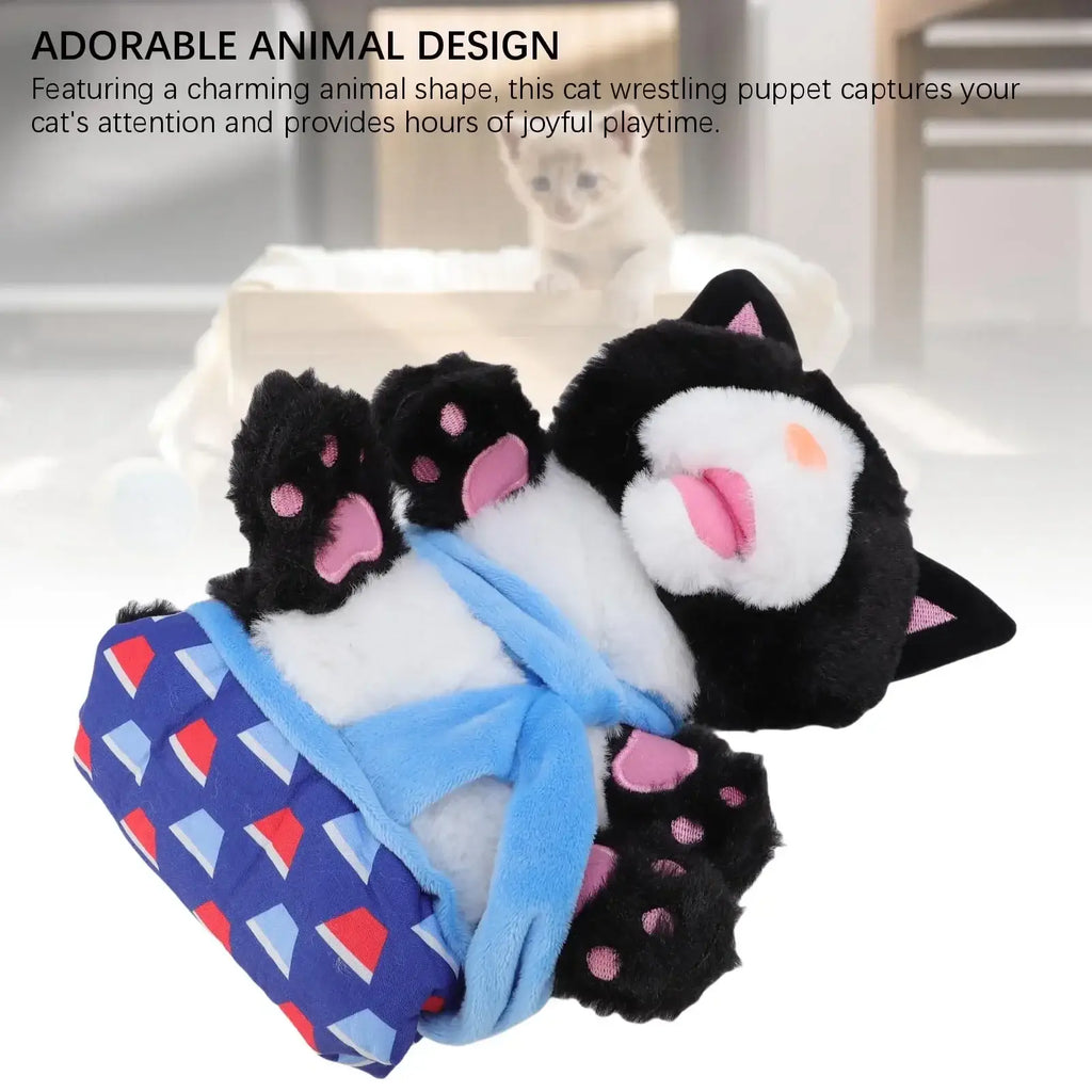 Cat Wrestling Puppet Cat Wrestling Puppet Promote Exercise Reduce Boredom Interactive Portable Soft Polyester for Cats
