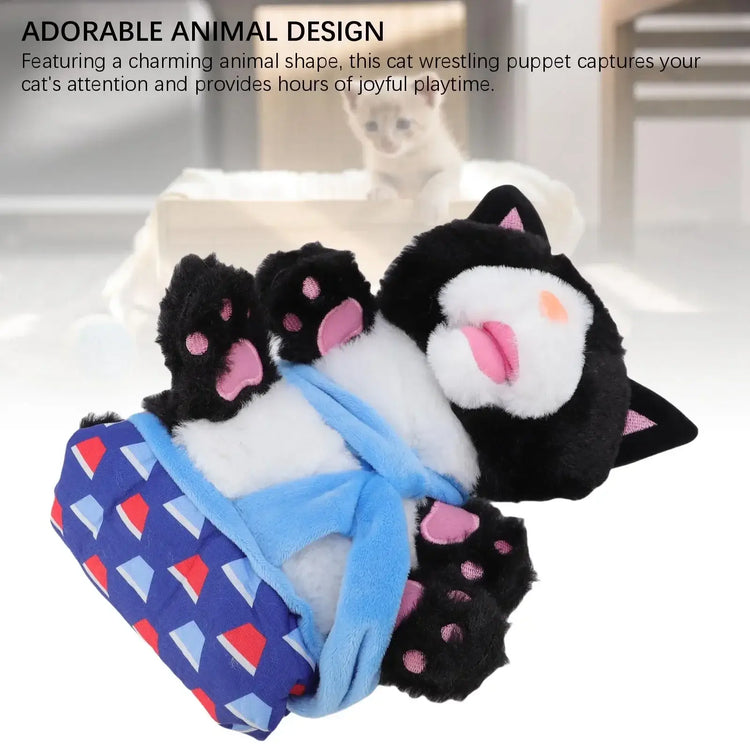 Cat Wrestling Puppet Cat Wrestling Puppet Promote Exercise Reduce Boredom Interactive Portable Soft Polyester for Cats