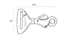 Truelove Pet All Car Seat Belt Safety Buckle with Collar or Harness High-quality Lightweight Aluminium Alloy Portable