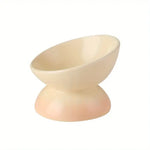 Ceramic Cat Bowl Pet Accessories Drink Water Bowl Diagonal High Feet Cute Protection Cervical Spine Cat Bowl Pet