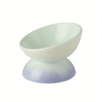 Ceramic Cat Bowl Pet Accessories Drink Water Bowl Diagonal High Feet Cute Protection Cervical Spine Cat Bowl Pet