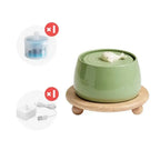 Ceramic Water Fountain Cat Charging Pet Water Feeders Dogs Automatic Circulating Filtration Flow Water Dispenser Cat