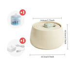 Ceramic Water Fountain Cat Charging Pet Water Feeders Dogs Automatic Circulating Filtration Flow Water Dispenser Cat