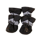 Chaussures chien imperméables 4pcs - black / XXS
