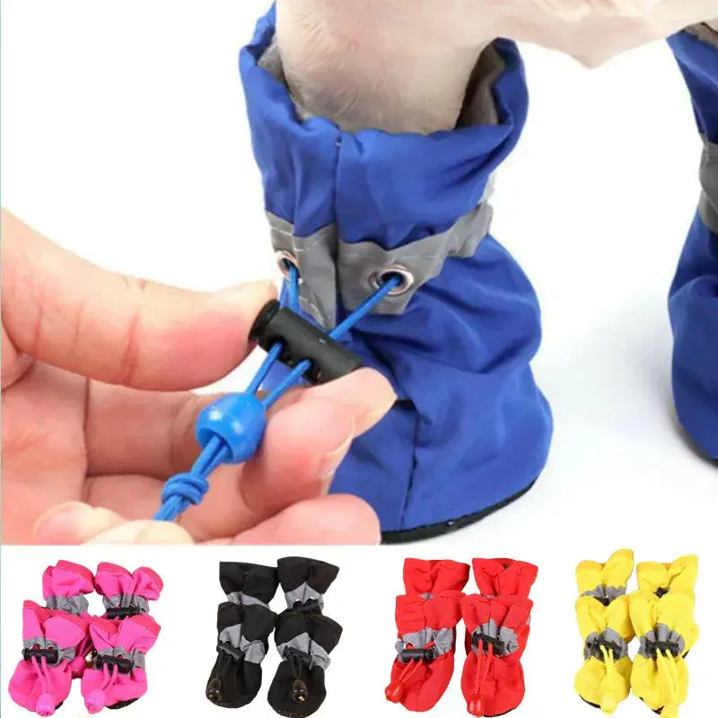 Chaussures chien imperméables 4pcs – PawFrance