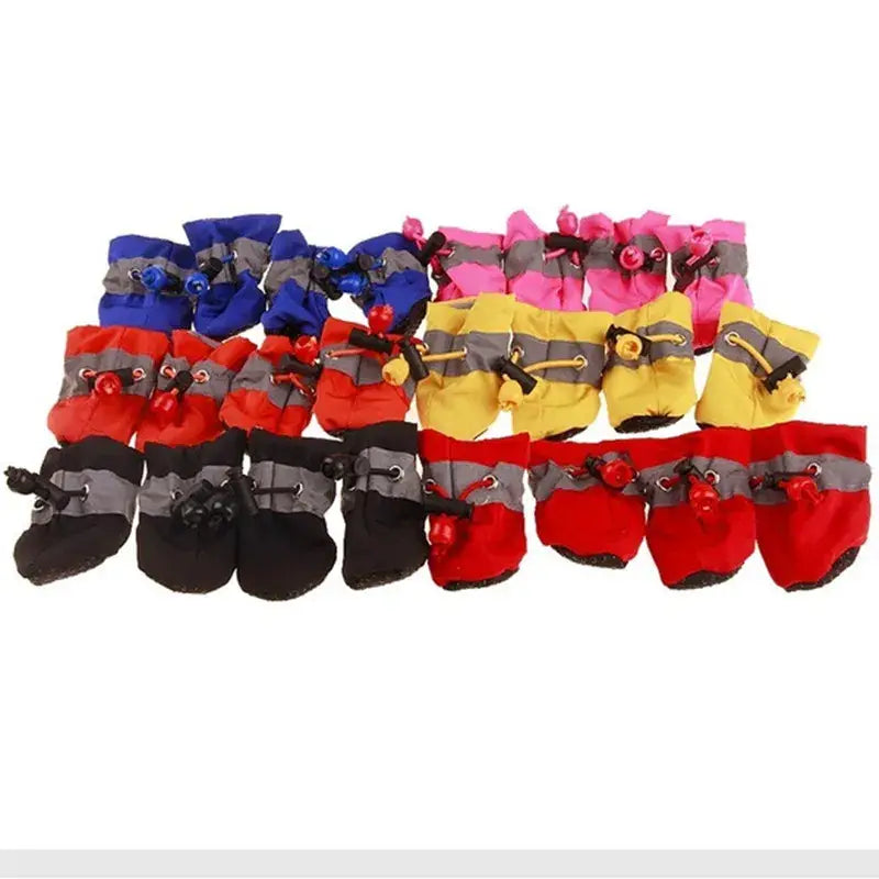 Chaussures chien imperméables 4pcs – PawFrance