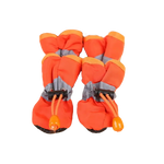 Chaussures chien imperméables 4pcs - Orange / XXS