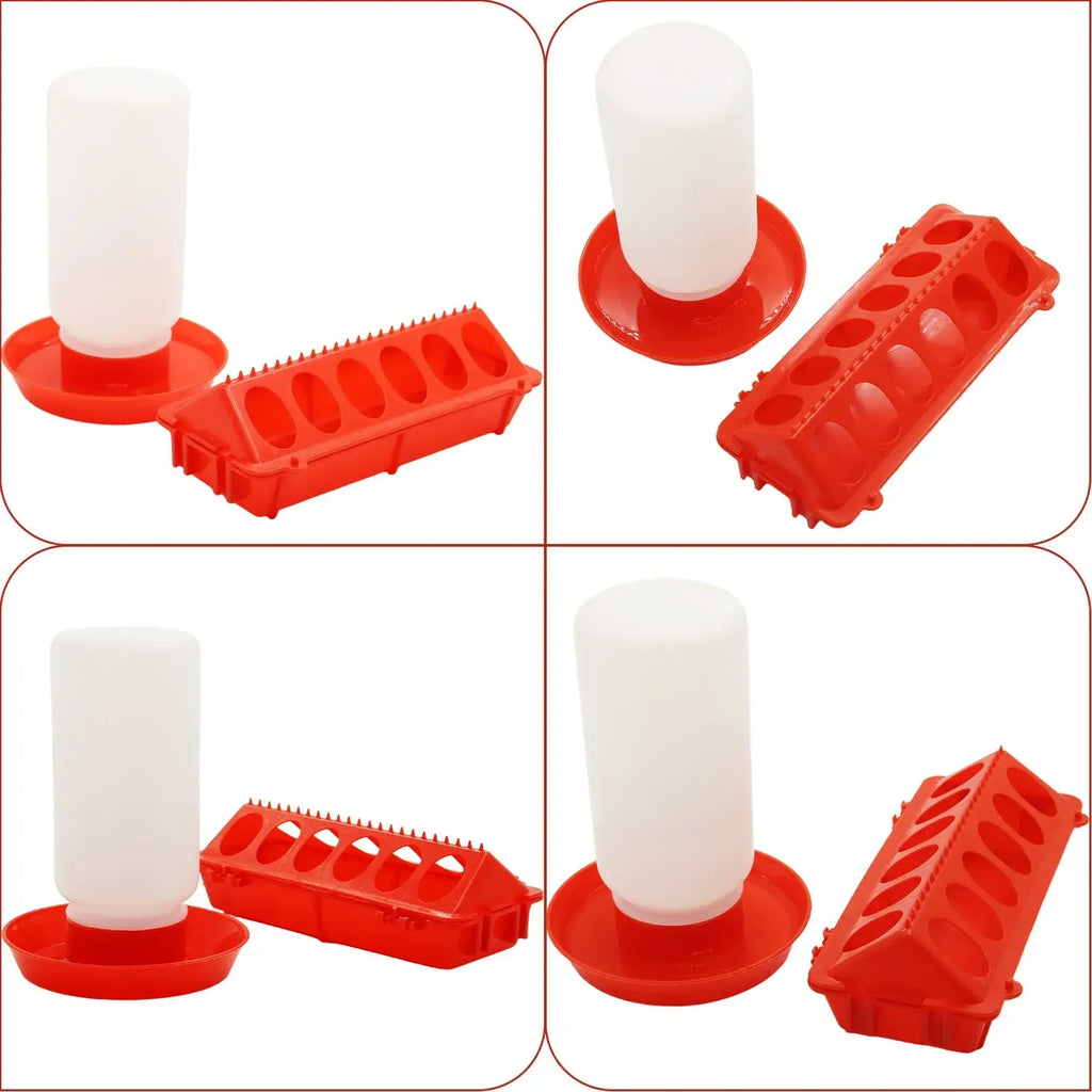 Chicken Feeder Automatic Water Feeder For Chicks Quails Chicks Feed Box Automatic Feeder Small Automatic Water Dispenser