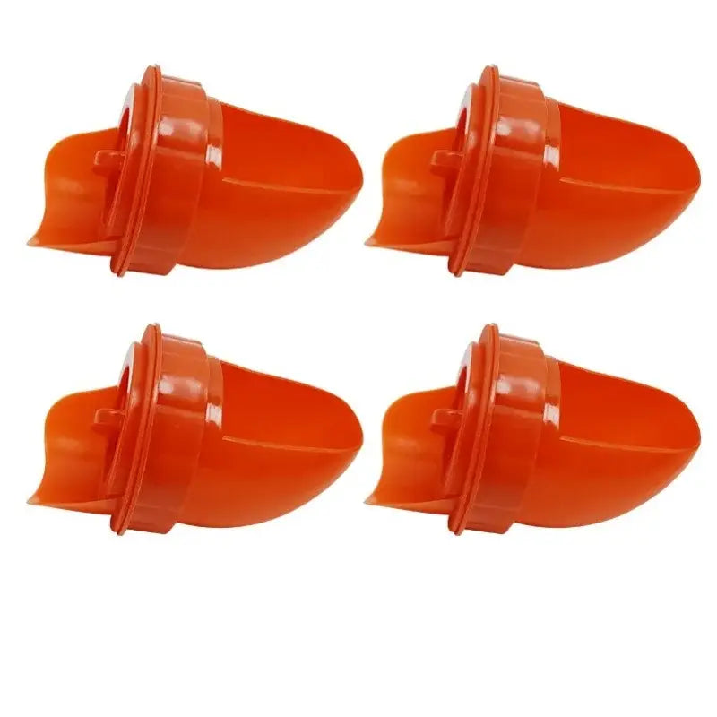 Chicken Feeder DIY Rainproof Poultry Feeder Port Reduce Spillage Food Farm Chicken Duck Food Hole Kit Troughs Opener