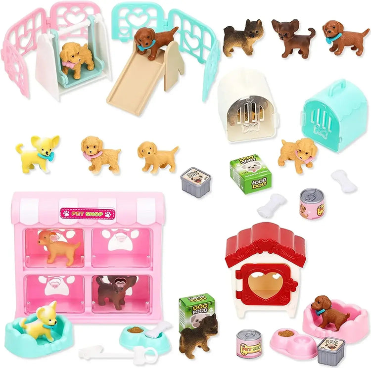 Children’s Cat Toys Pretend Toys Cat Character Toy Set Children’s Toys Interactive Cat Role Playing Realistic Cat Care