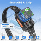 Clôture GPS pour animaux de compagnie et dispositif anti-aboiements - black