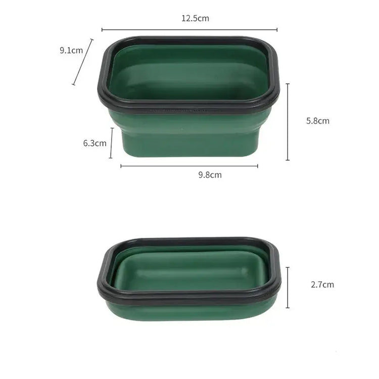 Collapsible Pet Bowl Foldable Travel Dog Bowl Portable Water Food Feeder Lightweight Outdoor Bowl for Small Medium