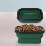 Collapsible Pet Bowl Foldable Travel Dog Bowl Portable Water Food Feeder Lightweight Outdoor Bowl for Small Medium