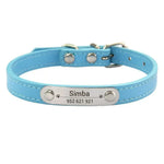 Collier confortable pour animaux de compagnie - Blue / XS (22-27cm)