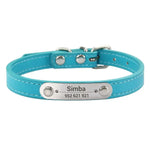 Collier confortable pour animaux de compagnie - Lake Blue / XXS (17-22cm)