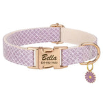 Collier de chien Bling personnalisé - PURPLE / S