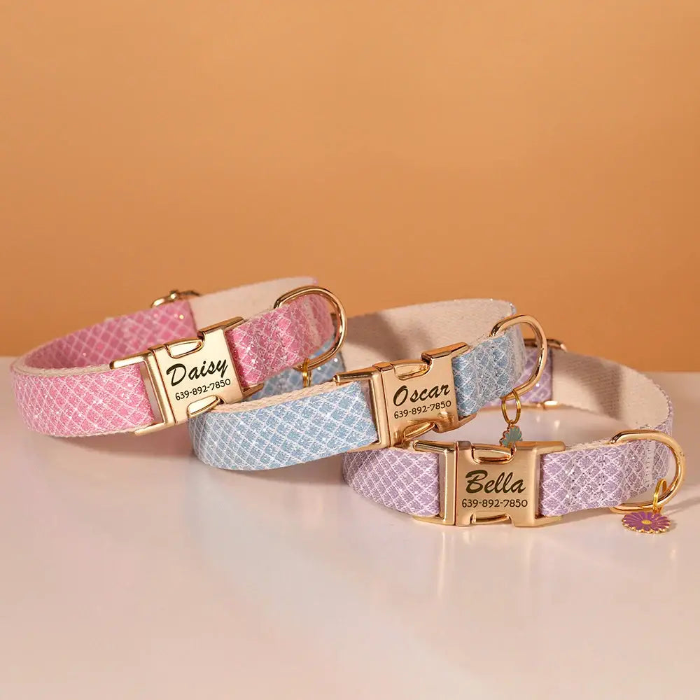 Collier de chien Bling personnalisé