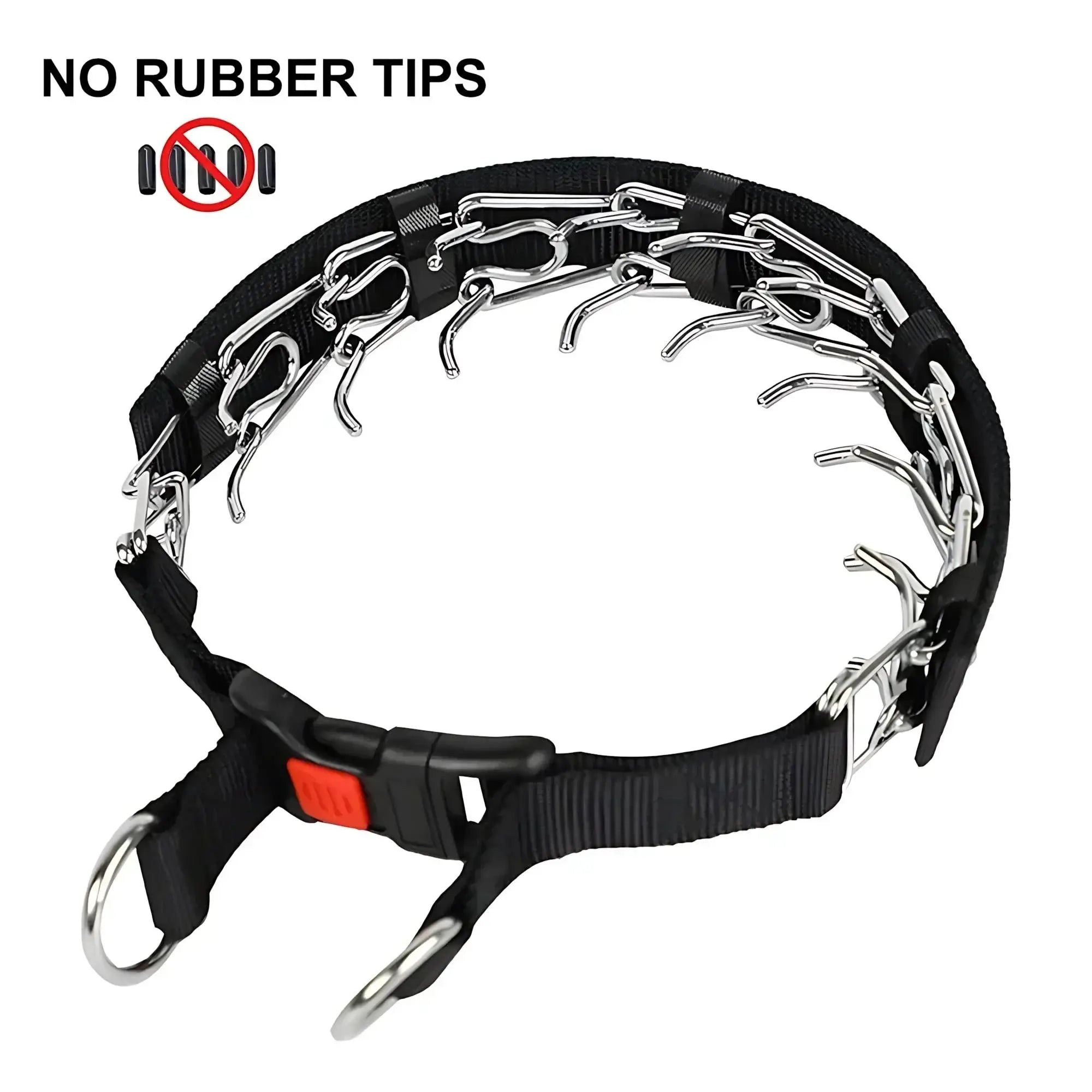 Collier de dressage à pointes pour chien - NO RUBBER TIPS / M