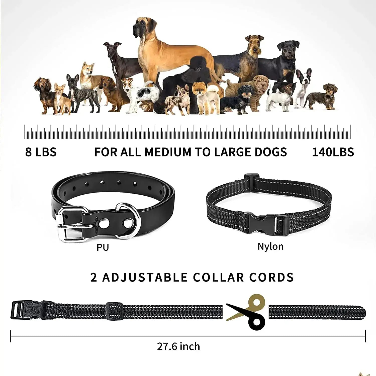 Collier de dressage électrique pour chien