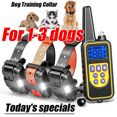 Collier de dressage électrique pour chien - Yellow Remote / for 1 dog