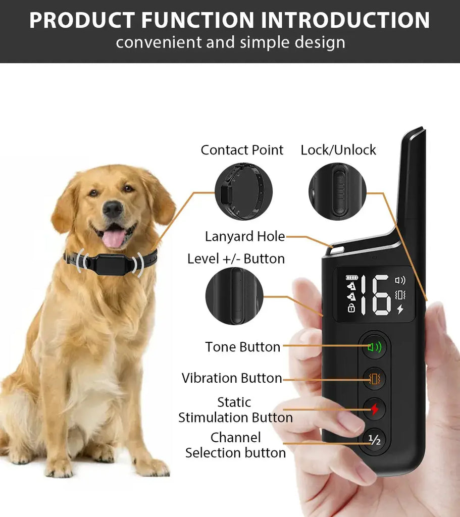 Collier de dressage pour chien - remote control set