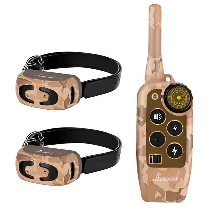Collier de dressage électrique pour chien - 2 Dog Yellow