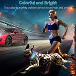 New Led Luminous Dog Collar PVC Waterproof For Large Medium Small Dogs Collar Usb Light Night Safety Pet Glowing