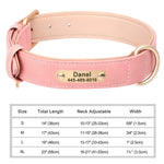 Collier pour chien gravé sur mesure - 131-1 LPink / L