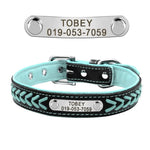 Collier pour chien personnalisé - Blue / XS