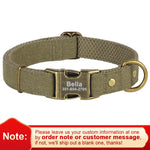 Collier pour chien personnalisé - green / L