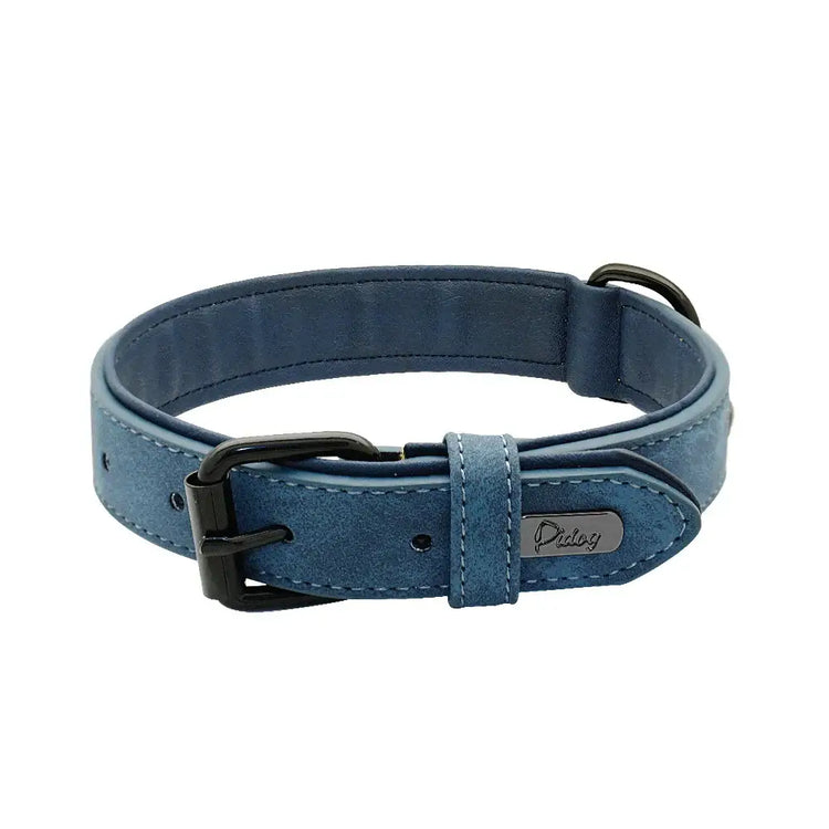 Collier pour grand chien - Blue / L