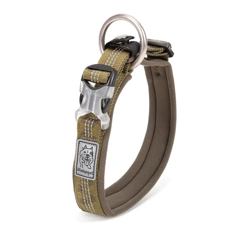 Collier réfléchissant pour chien - Army green / L / China Mainland