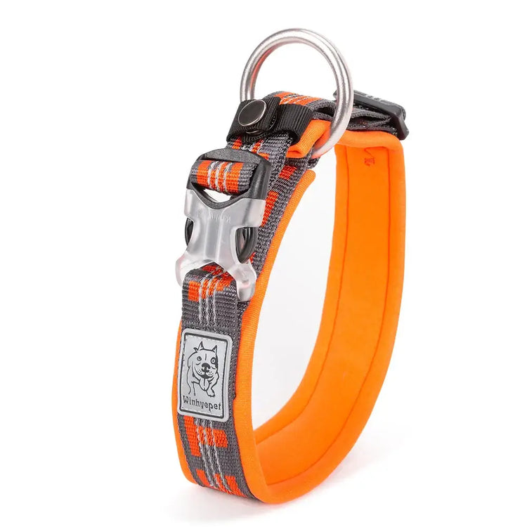 Collier réfléchissant pour chien - Orange / XS / China Mainland