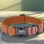 Colliers pour chiens en nylon - Brown / S