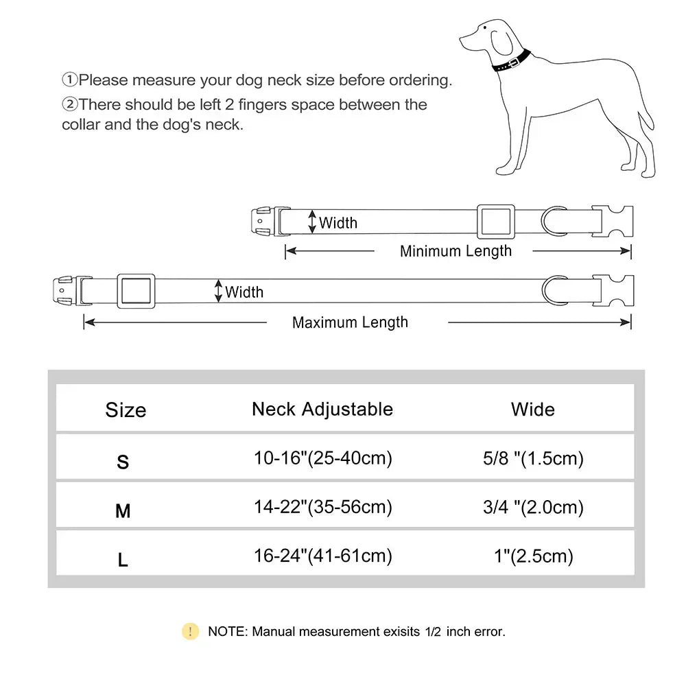 Colliers pour chiens en nylon