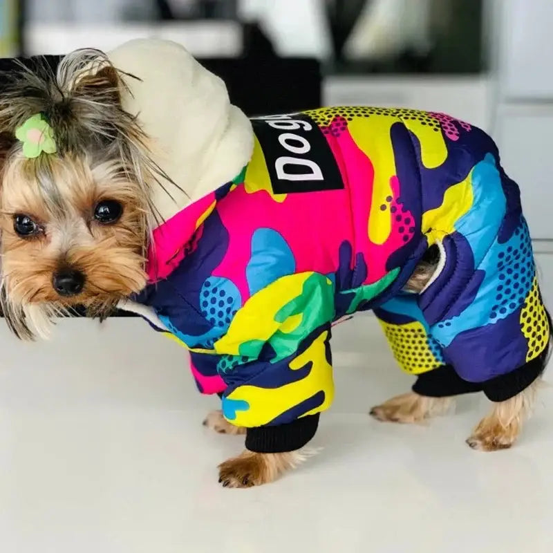 Combinaison chaude pour chien