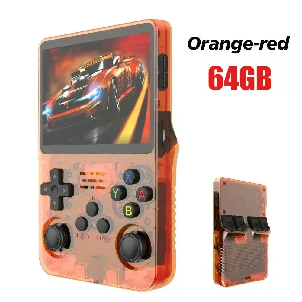 Console de jeux portable rétro - Orange 64GB / EU / france