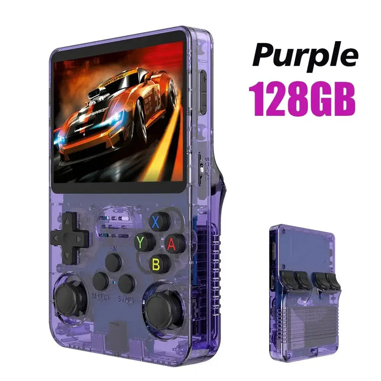 Console de jeux portable rétro - Purple 128G / EU / france