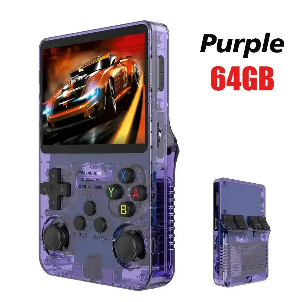 Console de jeux portable rétro - Purple 64GB / EU / france