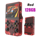 Console de jeux portable rétro - Red 128G / EU / france