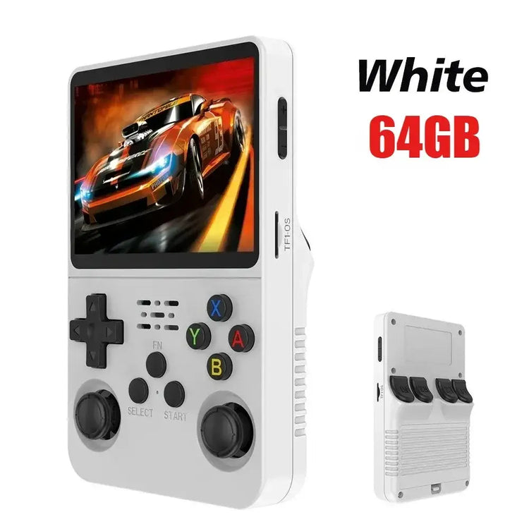 Console de jeux portable rétro - White 64GB / EU / france