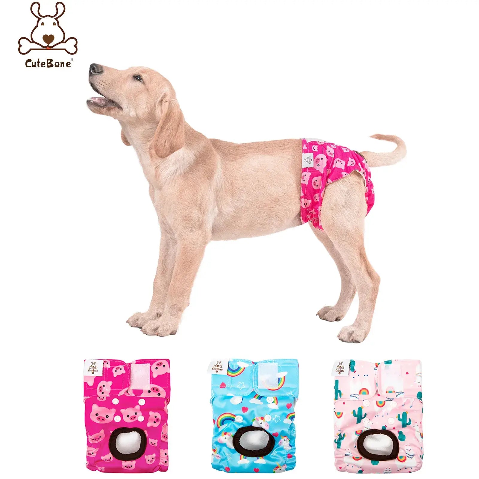 Couches CuteBone pour chiennes