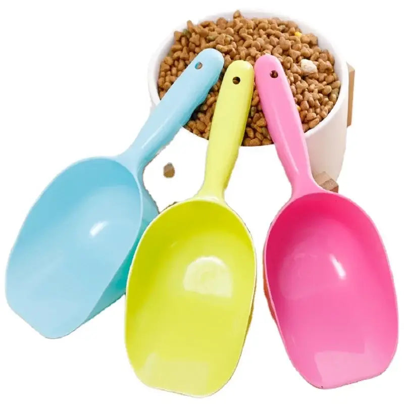 Cuillère en plastique pour nourriture pour chien et chat