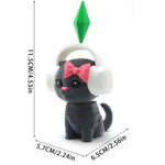 Cute Dancing Cat Model The Sims InspiredCreative Cute Kitten Mini Earphone Cat Model Desktop Decor Automotive Interior