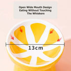 Cute Fruit Shape Cat Bowl High Quality Ceramics Cat Bowl Pet Supplies Cat Food And Water Feeder Pet Accessories