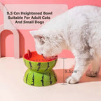 Cute Fruit Shape Cat Bowl High Quality Ceramics Cat Bowl Pet Supplies Cat Food And Water Feeder Pet Accessories