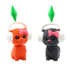 Cute Plumbob Dancing Cat Car Accessory The Sims Inspired Cat Figurine Creative Dashboard Decor Car Interior Desk